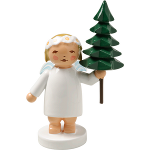 Wendt & Kuhn Marguerite angel with Tree Figurine