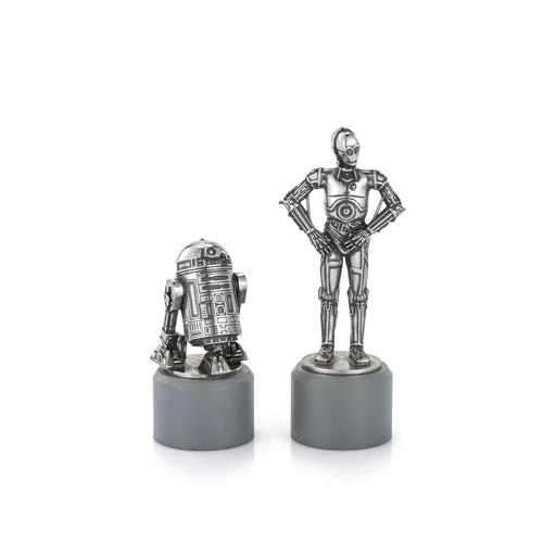 Royal Selangor R2-D2 & C-3PO Knight Chess Piece Pair