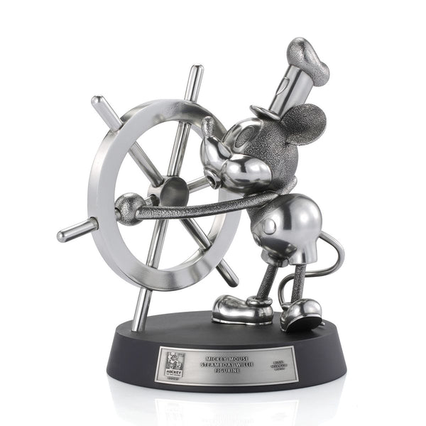 Load image into Gallery viewer, Royal Selangor Limited Edition Mickey Mouse Steamboat Willie Figurine
