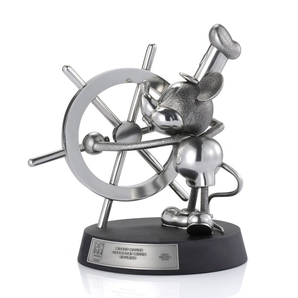 Load image into Gallery viewer, Royal Selangor Limited Edition Mickey Mouse Steamboat Willie Figurine
