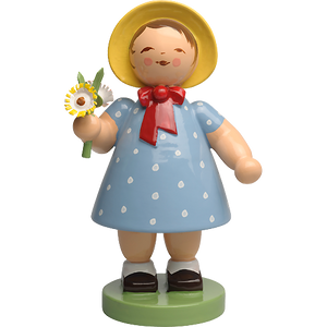 Wendt & Kuhn Girl with Bunch of Flowers Figurine