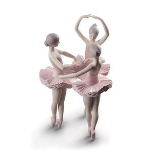 Lladro Our Ballet Pose Dancers Figurine