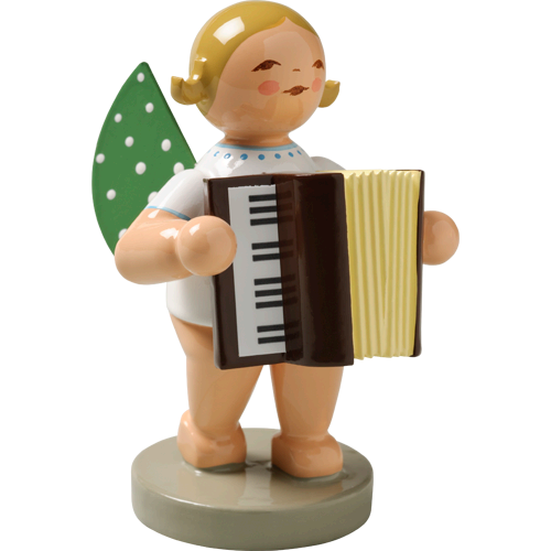 Wendt & Kuhn Angel with Accordion Figurine
