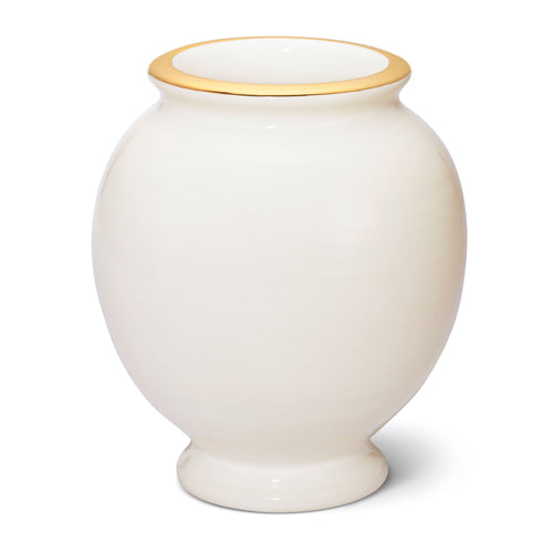 AERIN Siena Small Vase - Cream