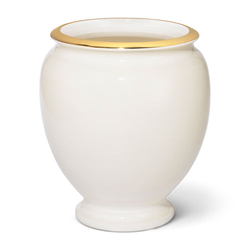 AERIN Siena Medium Vase - Cream