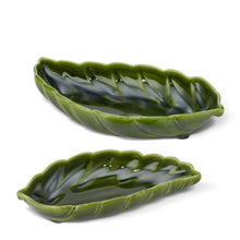 Load image into Gallery viewer, AERIN Elva Leaf Dish, Small - Garden Green