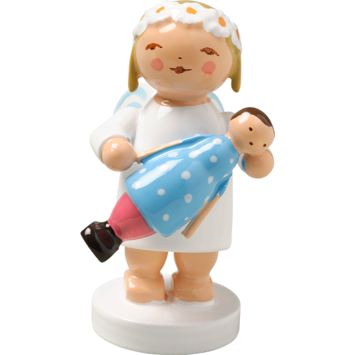 Wendt & Kuhn Marguerite angel with Doll Figurine