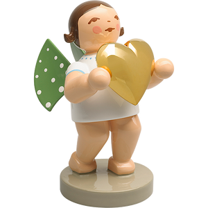 Wendt & Kuhn No 3, Angel of Love, Angel Heart, Gold-plated Figurine