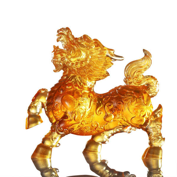 Load image into Gallery viewer, Liuli LIULI Mythical Creature Qilin, Benevolent Fortune
