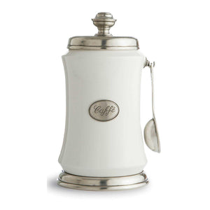 Arte Italica Tuscan Coffee Canister with Spoon