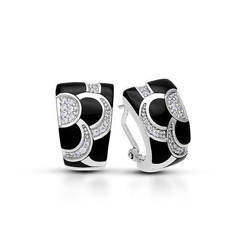 Belle Etoile Adina Earrings - Onyx