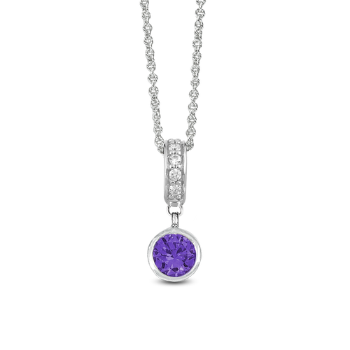 Belle Etoile Annabelle Pendant - Amethyst