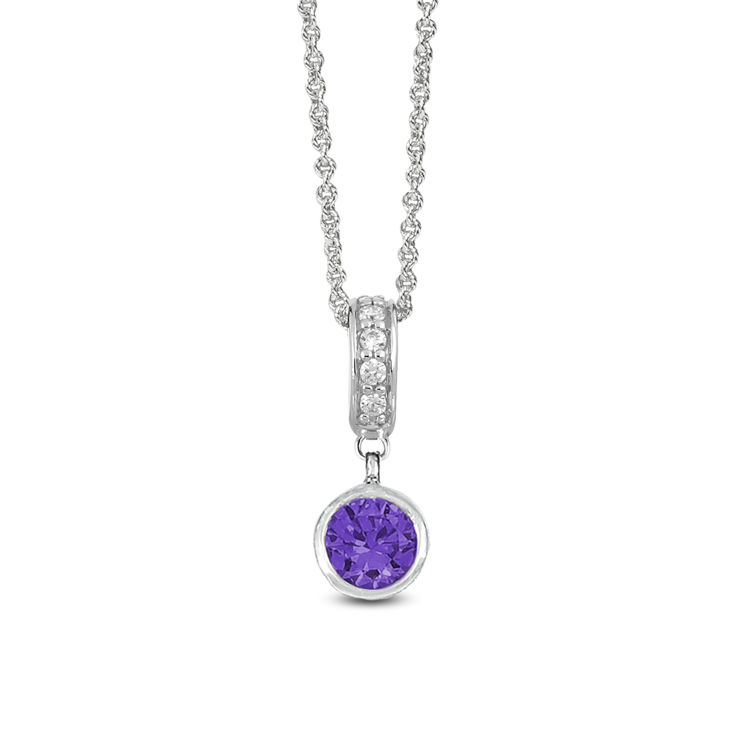 Belle Etoile Annabelle Pendant - Amethyst