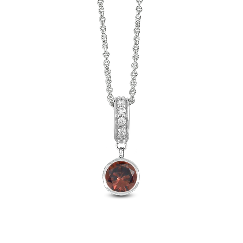 Belle Etoile Annabelle Pendant - Coffee