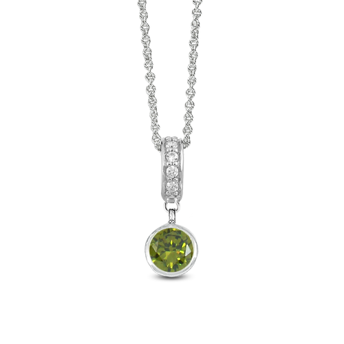 Belle Etoile Annabelle Pendant - Olive