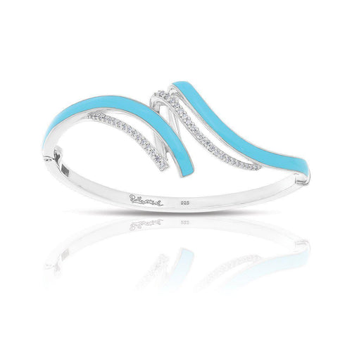 Belle Etoile Aria Bangle - Larimar Blue