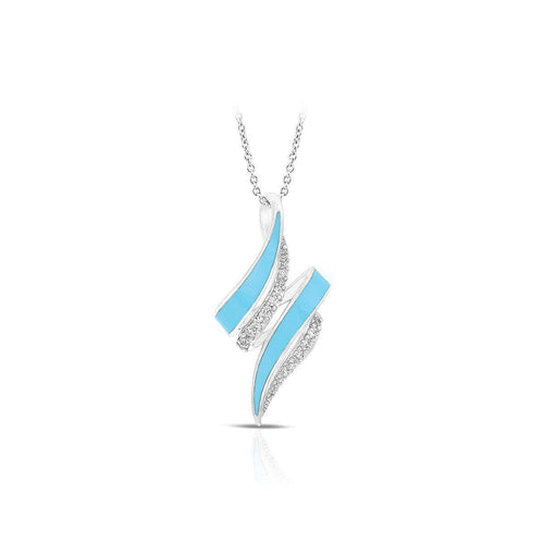 Belle Etoile Aria Pendant - Larimar Blue