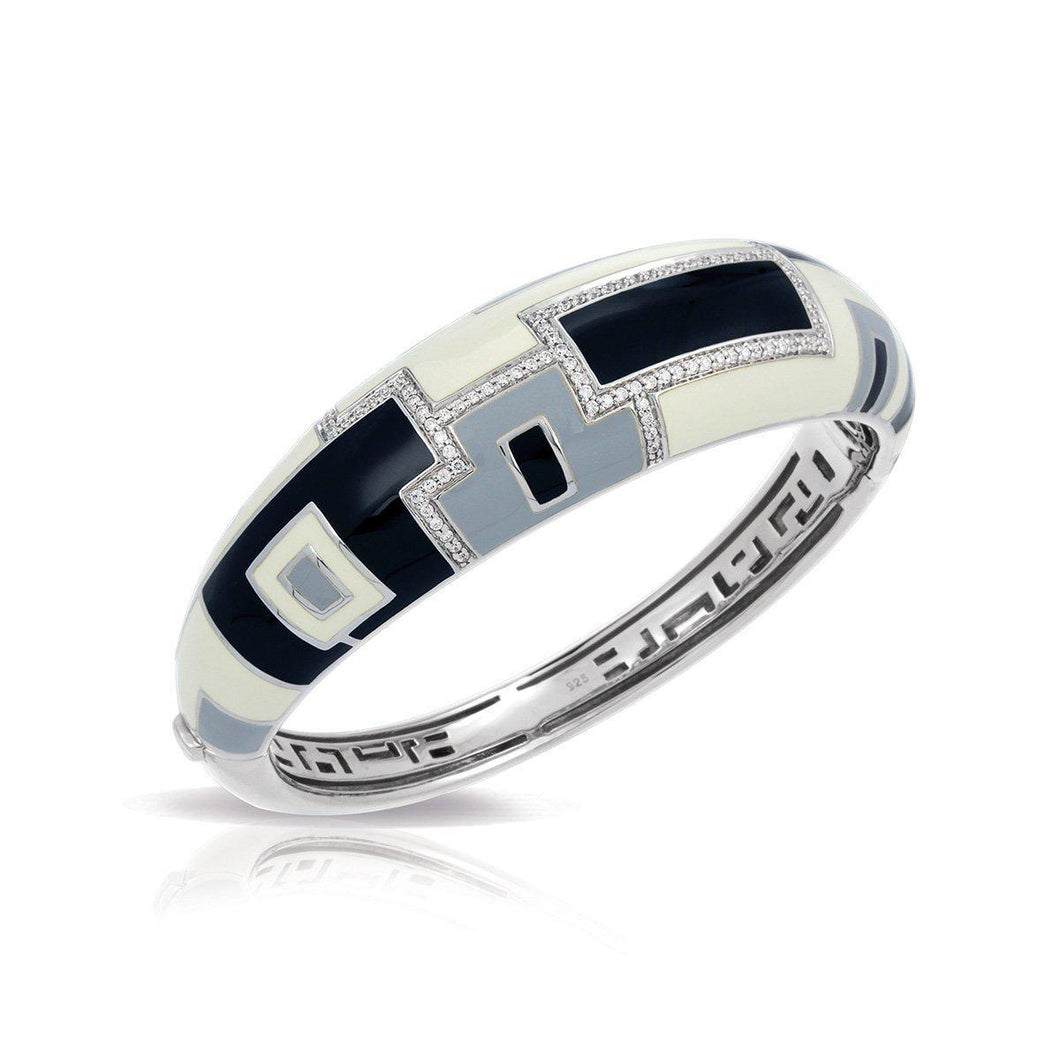 Belle Etoile Art Deco Bangle - Ivory