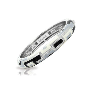 Belle Etoile Art Deco Stackable Bangle - Ivory