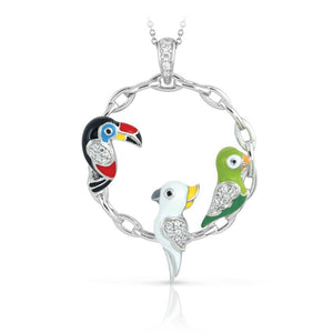Belle Etoile Aviary Pendant - Multi
