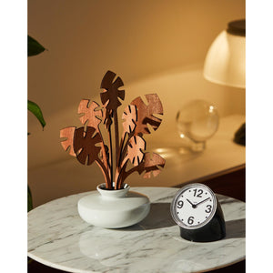 Alessi Cronotime Desk Clock, Black