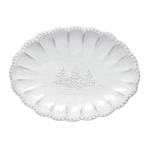 Arte Italica Bella Natale Small Oval Platter