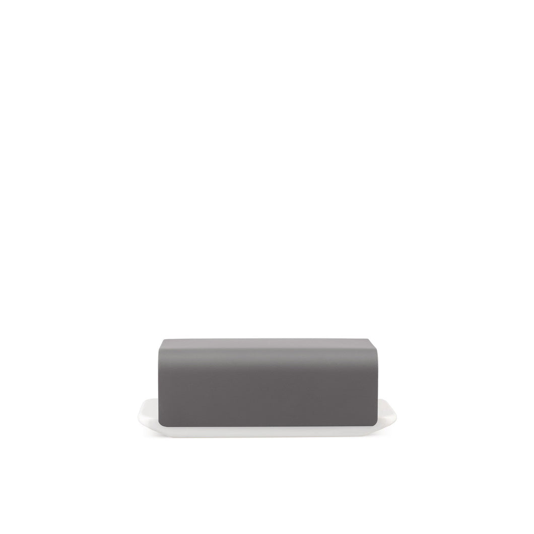 Alessi Mattina Butter Dish Dark Grey