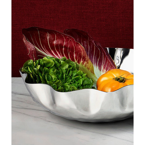 Load image into Gallery viewer, Mary Jurek Design Blossom Free Form Stainless Bowl 12&quot;
