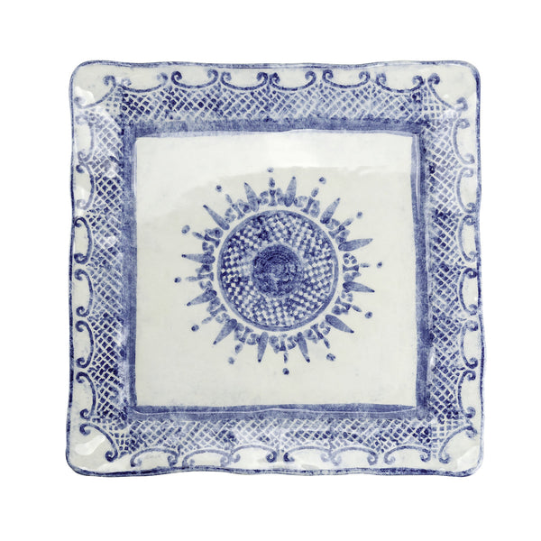 Load image into Gallery viewer, Arte Italica Burano Square Dinner Plate
