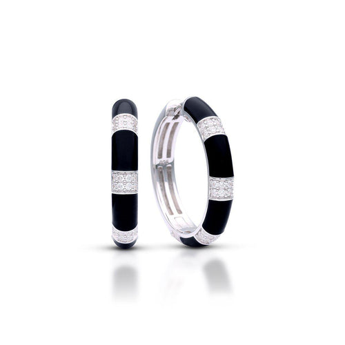 Belle Etoile Barre Earrings - Black