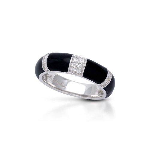 Belle Etoile Barre Ring - Black