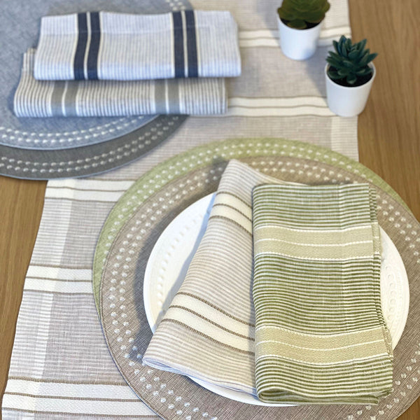 Load image into Gallery viewer, Bodrum Linens Brighton - Linen Napkins - Set of 4

