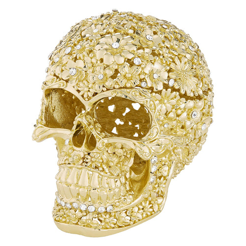 Olivia Riegel Gold Everleigh Skull Box