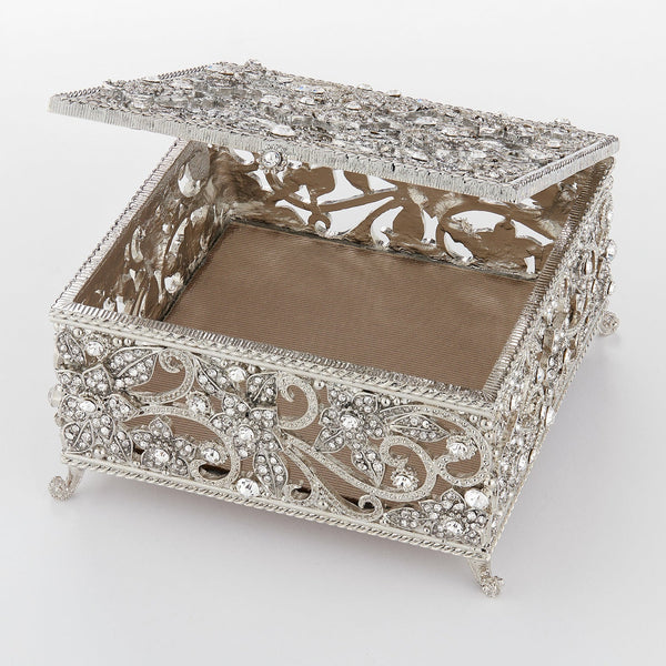 Load image into Gallery viewer, Olivia Riegel Silver Flora Box
