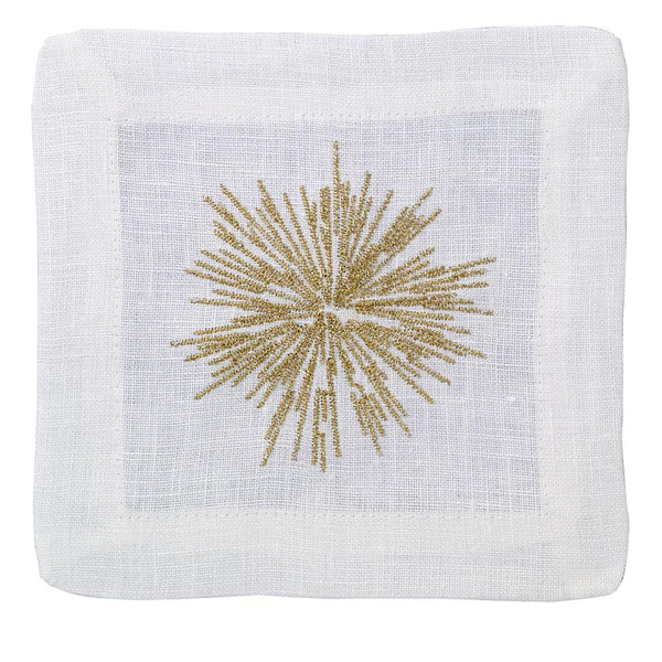 Load image into Gallery viewer, Bodrum Linens Starburst - Cocktail Napkins - Set of 4
