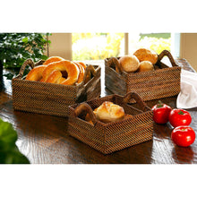 Load image into Gallery viewer, Calaisio Square Basket with Handles - Large