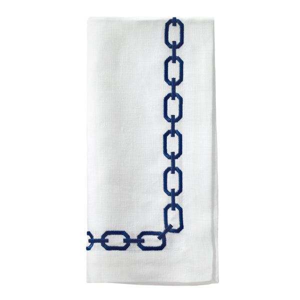 Load image into Gallery viewer, Bodrum Linens Chains - Linen Napkins - Set of 4
