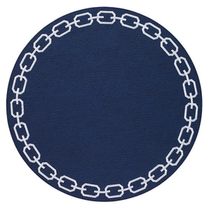 Bodrum Linens Chains - Easy Care Placemats - Set of 4