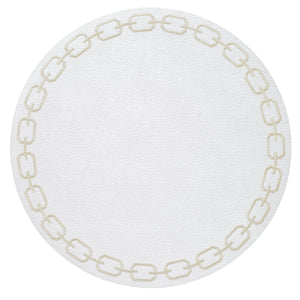 Bodrum Linens Chains - Easy Care Placemats - Set of 4