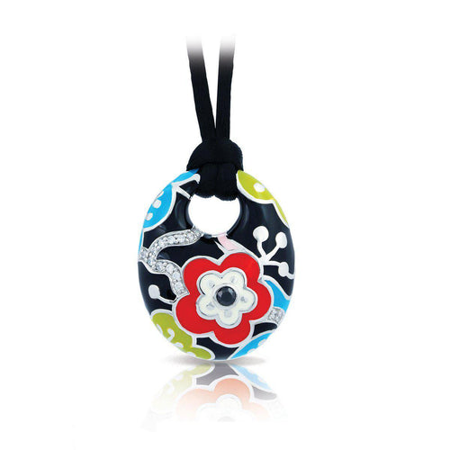 Belle Etoile Cherry Blossom Pendant - Red