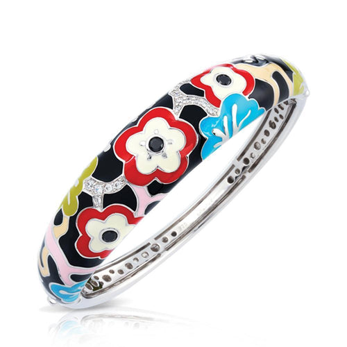 Belle Etoile Cherry Blossom Bangle - Red