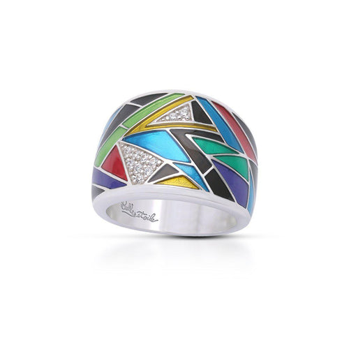 Belle Etoile Chromatica Ring - Black & Multi