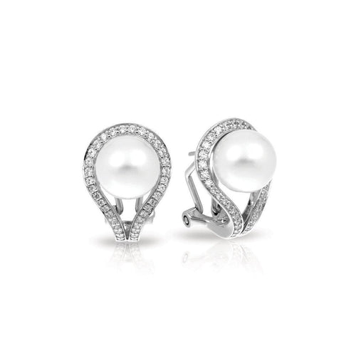 Belle Etoile Claire Earrings - White