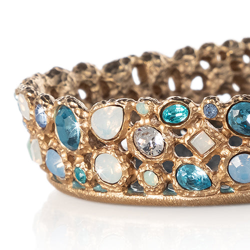 Load image into Gallery viewer, Jay Strongwater Julius Bejeweled Tray - Coastal
