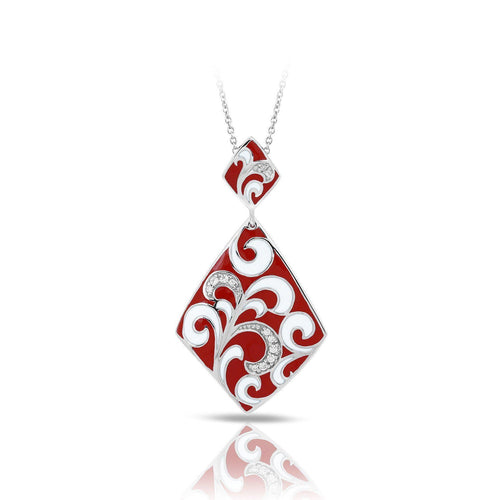Belle Etoile Contessa Pendant - Red