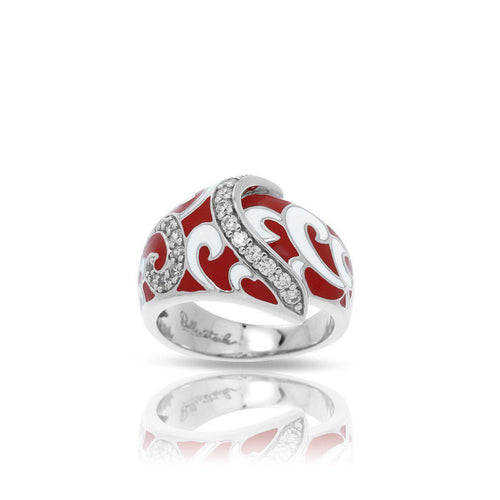 Belle Etoile Contessa Ring - Red