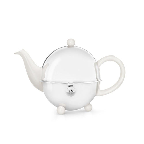 Bredemeijer 17 fl oz Teapot Ceramic/SS Black COSY