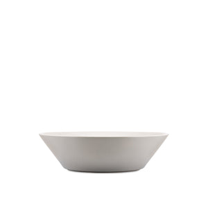 Alessi Tonale Large Salad Serving Bowl Light Grey