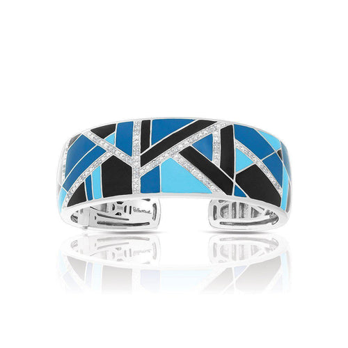 Belle Etoile Delano Bangle - Blue & Black