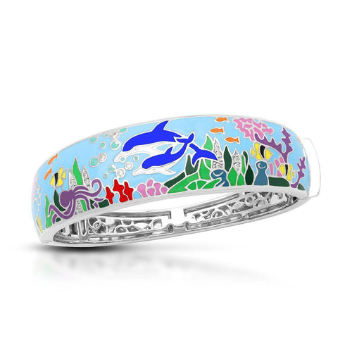 Belle Etoile Dolphin Bangle - Blue